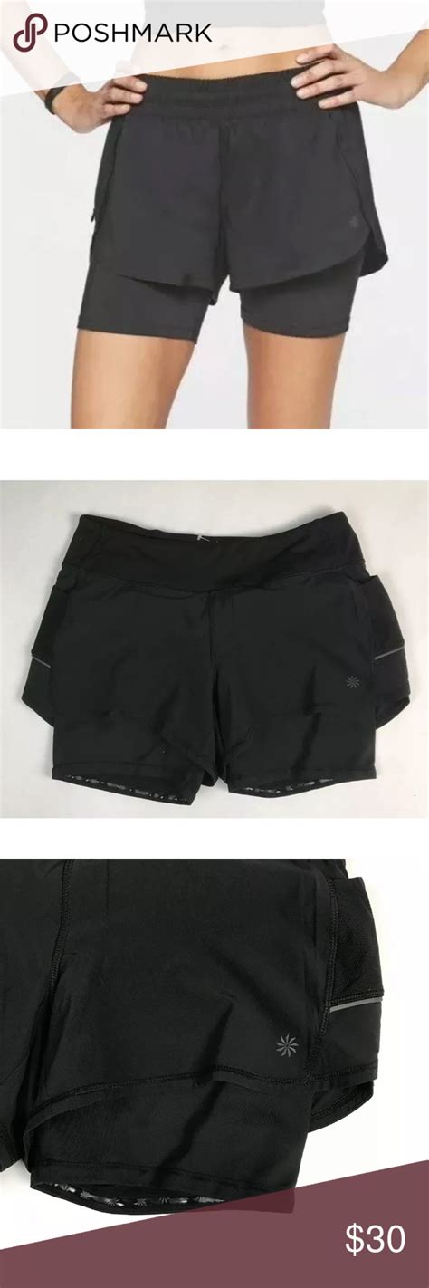 athleta compression shorts